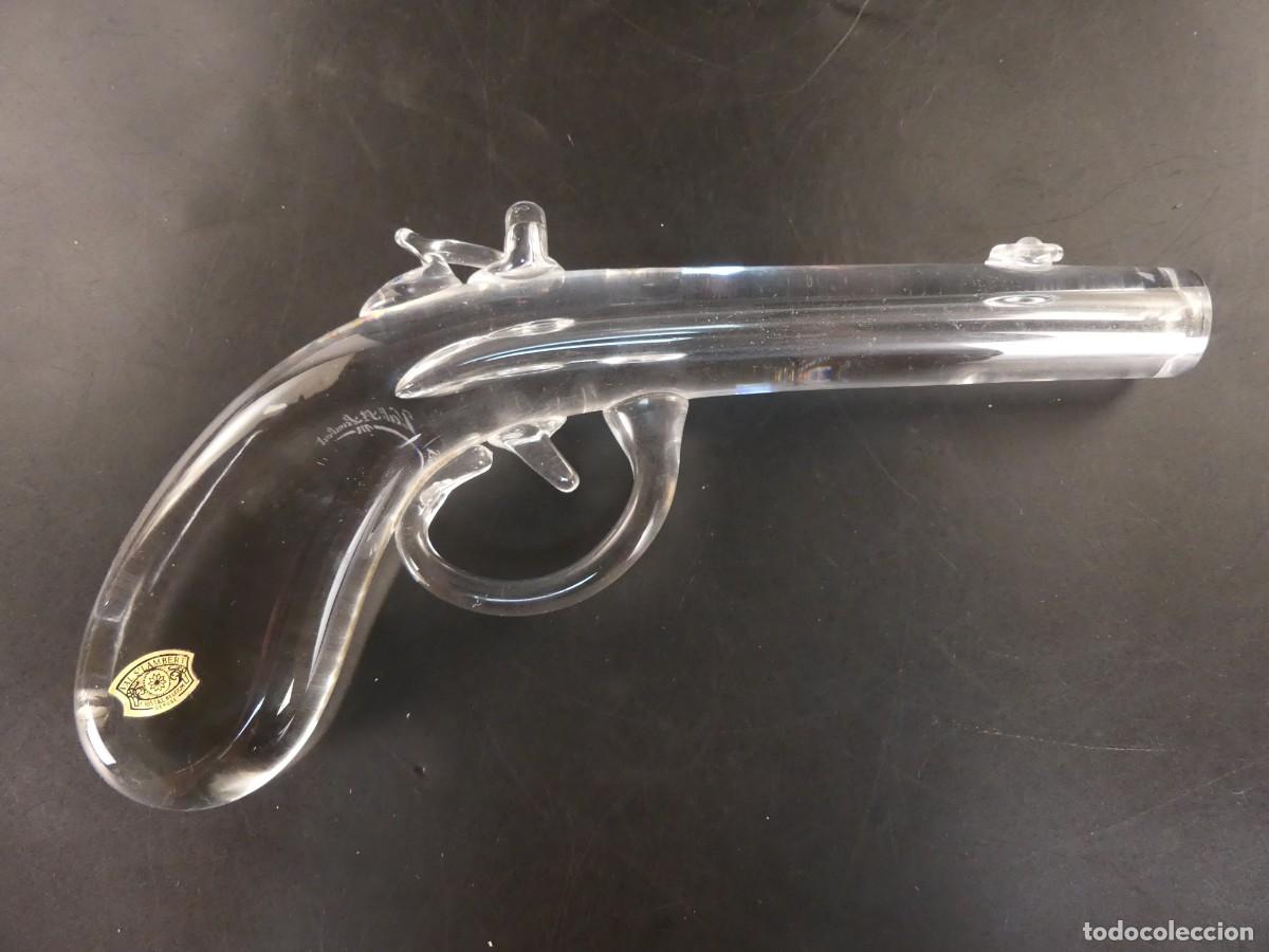 Vintage: BONITA PISTOLA DE CRISTAL VIDRIO MADE IN BELGIUM