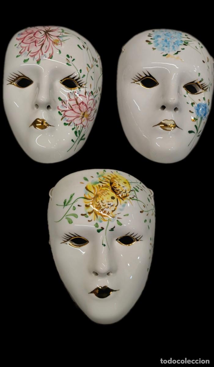 Vintage: MASCARAS DE PORCELANA VENECIANA