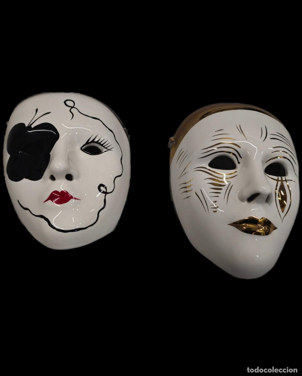 Vintage: MASCARAS DE PORCELANA VENECIANA