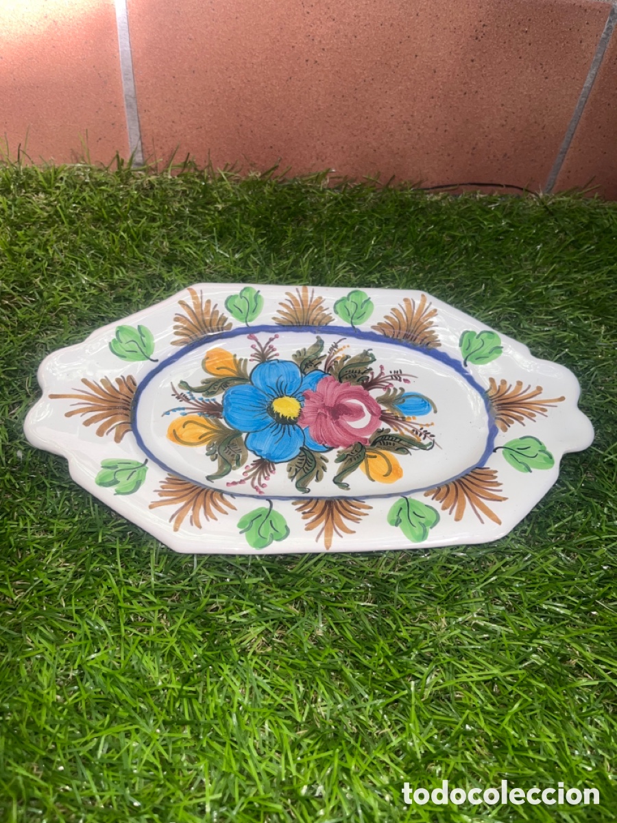 Vintage: Bandeja Montesa Porcelana Flores