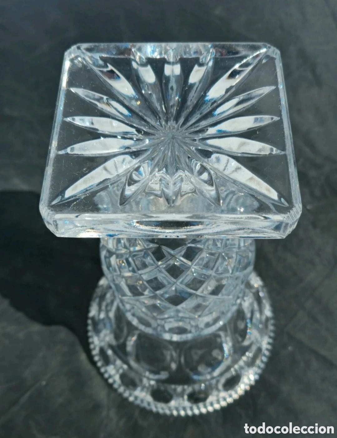 Vintage: Jarron vintage cristal plomo