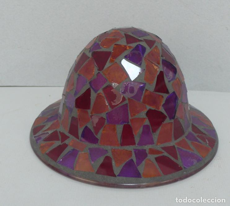 Vintage: CUENCO DE CRISTAL EN COLORES