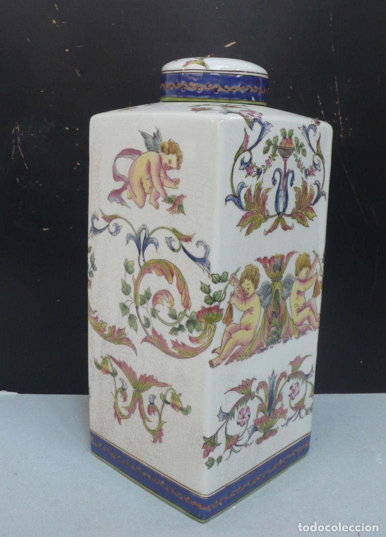 Vintage: JARRON DE CERAMICA DECORADA - Foto 1
