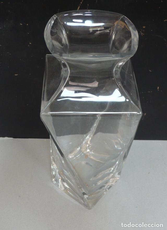 Vintage: JARRON DE CRISTAL TRANSPARENTE - Foto 3