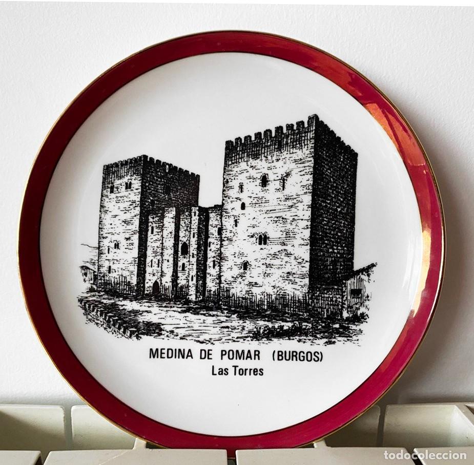 Vintage: PLATO DECORATIVO DE CER&Aacute;MICA - MEDINA DE POMAR (BURGOS) - ARTESAN&Iacute;AS BETH - 19,5 CM