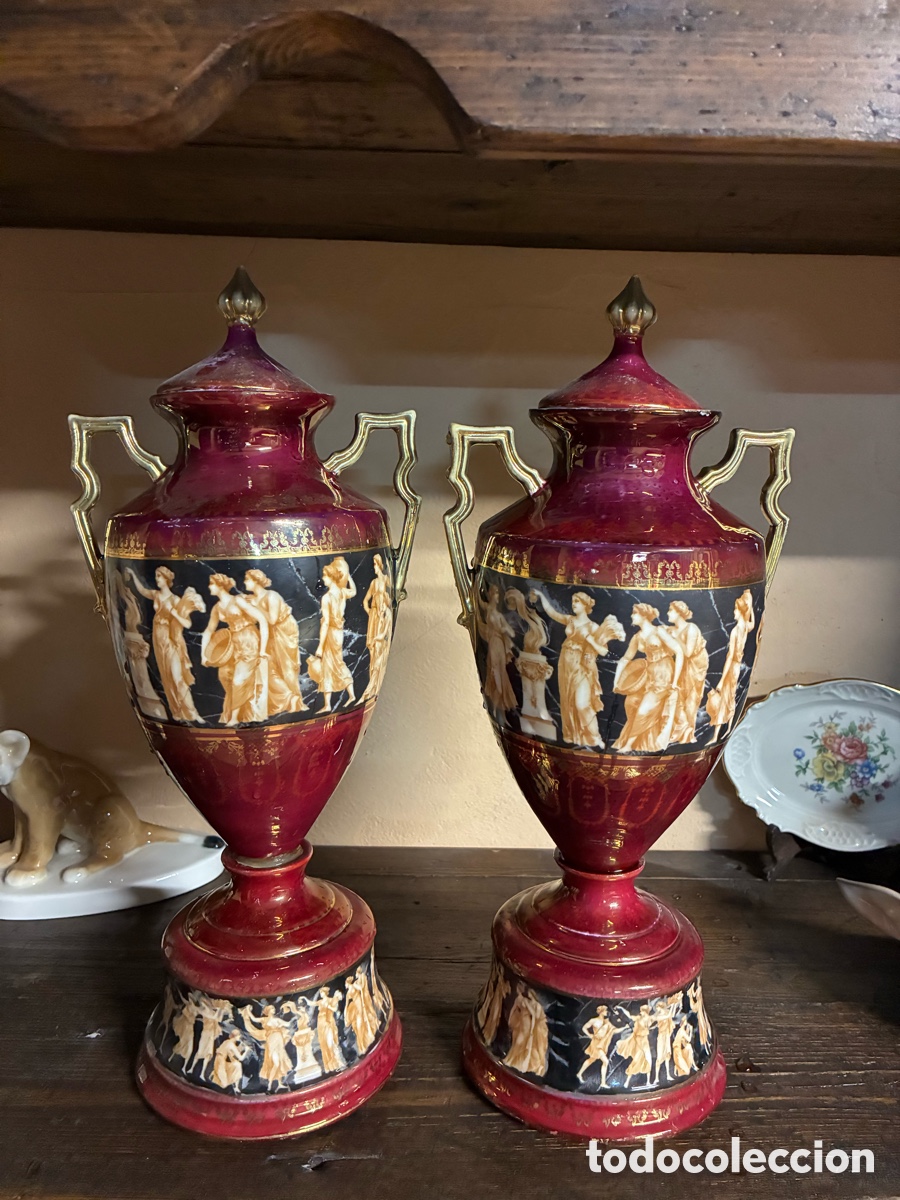 Vintage: Pair of vases (most probably from Germany)
