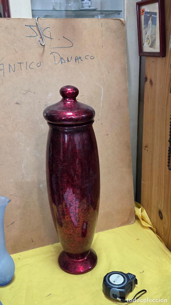 Vintage: jarron grande de cristal