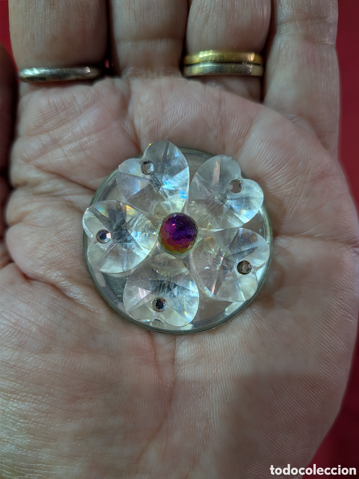 Vintage: Flor de cristal vintage