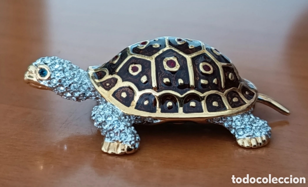 Vintage: Mini Tortuga con cristales Swarovski de Oliver Weber ( Vintage)