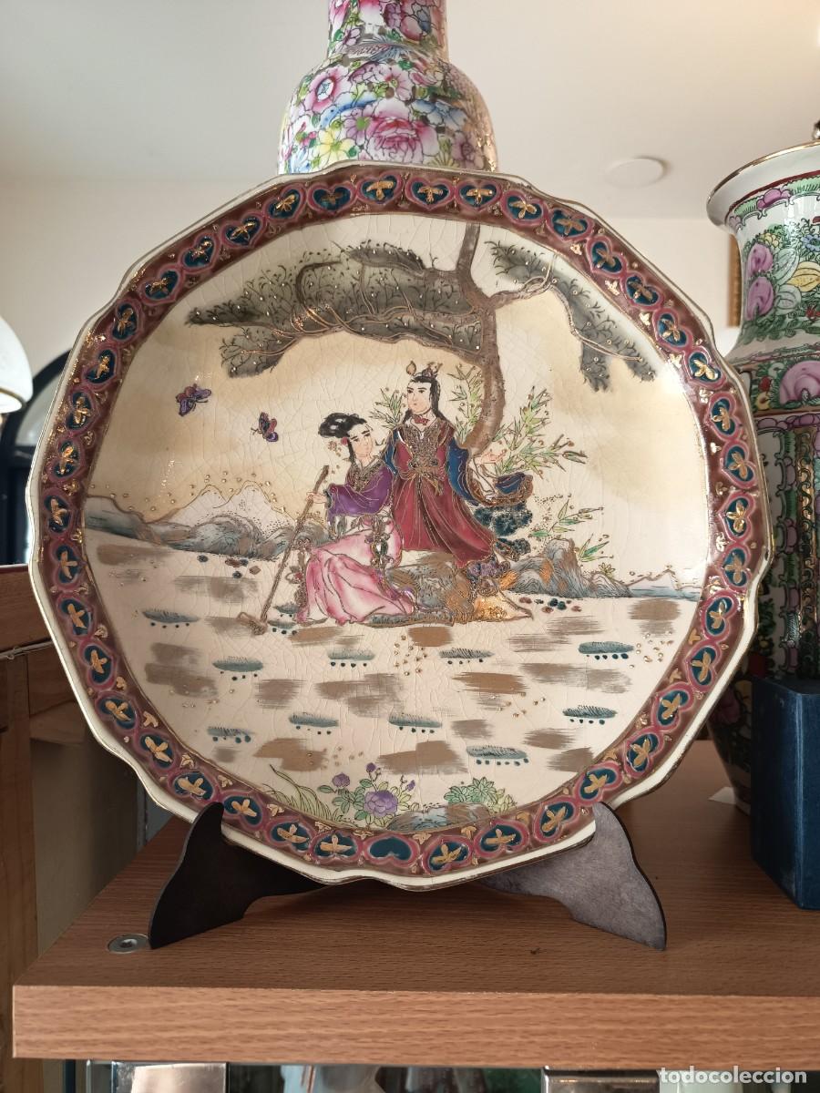 Vintage: Plato decorativo Oriental