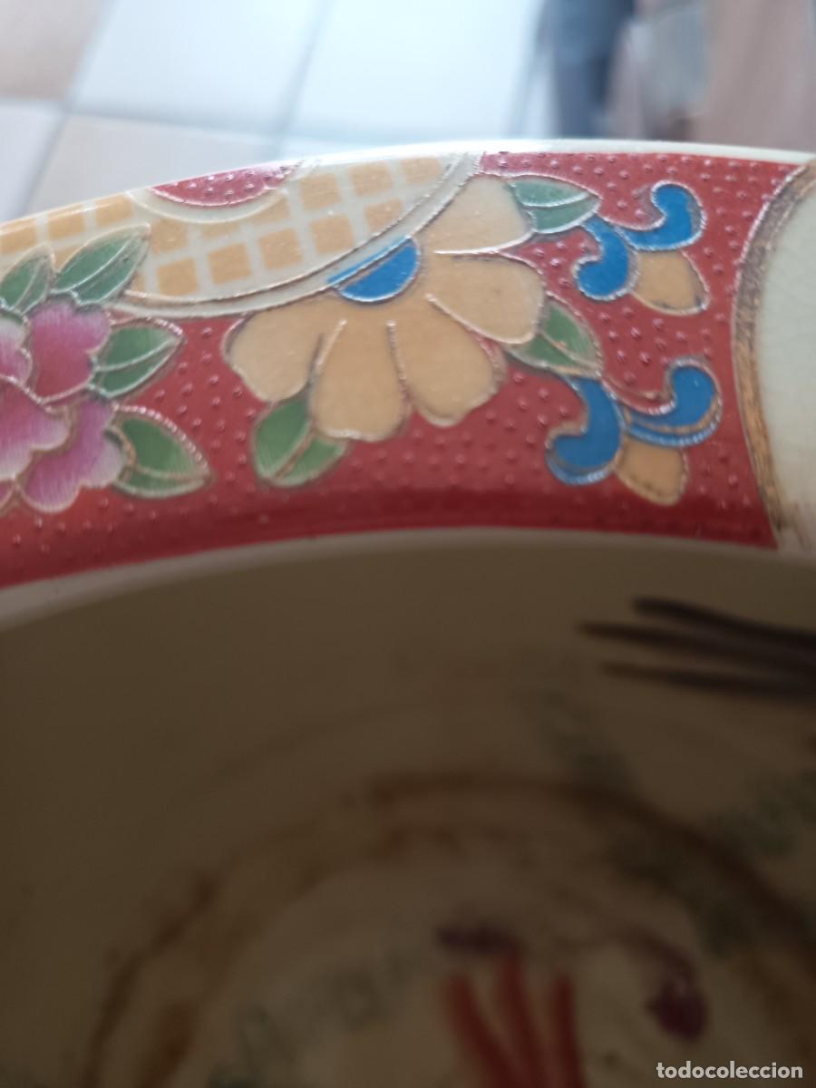 Vintage: Macetero Oriental con pie de hierro - Foto 16