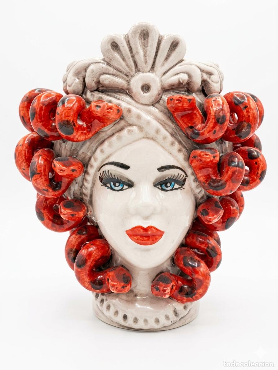 Vintage: Testa medusa ceramica