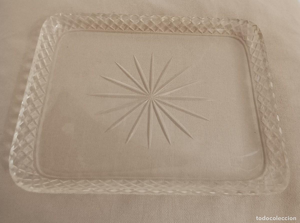 Vintage: Bandeja rectangular de vidrio - Foto 2