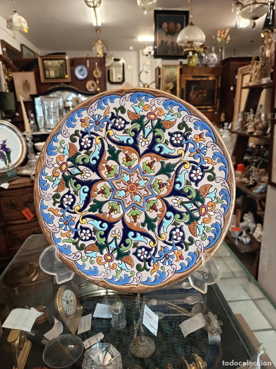 Vintage: Plato Sevillano de cer&aacute;mica