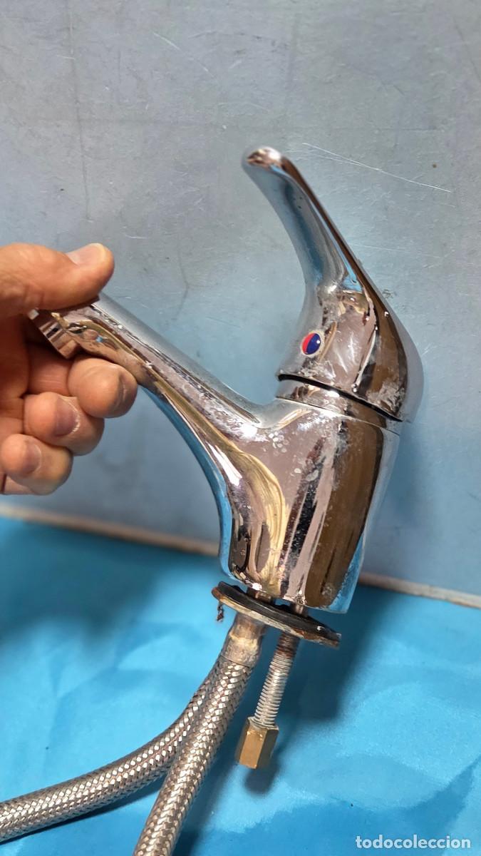 Vintage: grifo de lavabo cromado