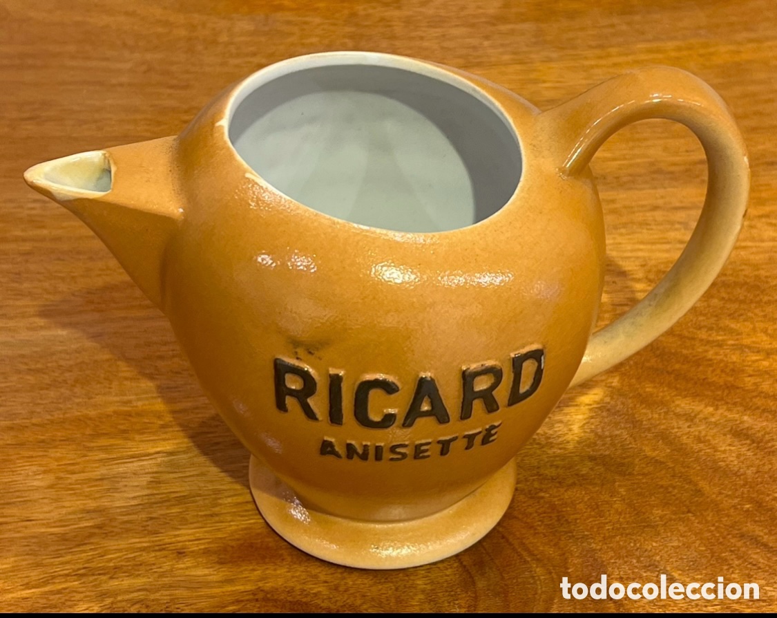 Vintage: Jarra de RICARD Anisette. Atelier de Ceramique. Made in France. A&ntilde;os 60.