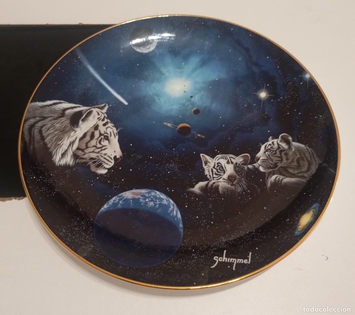 Vintage: BONITO PLATO DECORATIVO DE PORCELANA FINA, PRODUCIDO POR FRANKLIN MINT EN COLABORACI&Oacute;N CON ROYAL