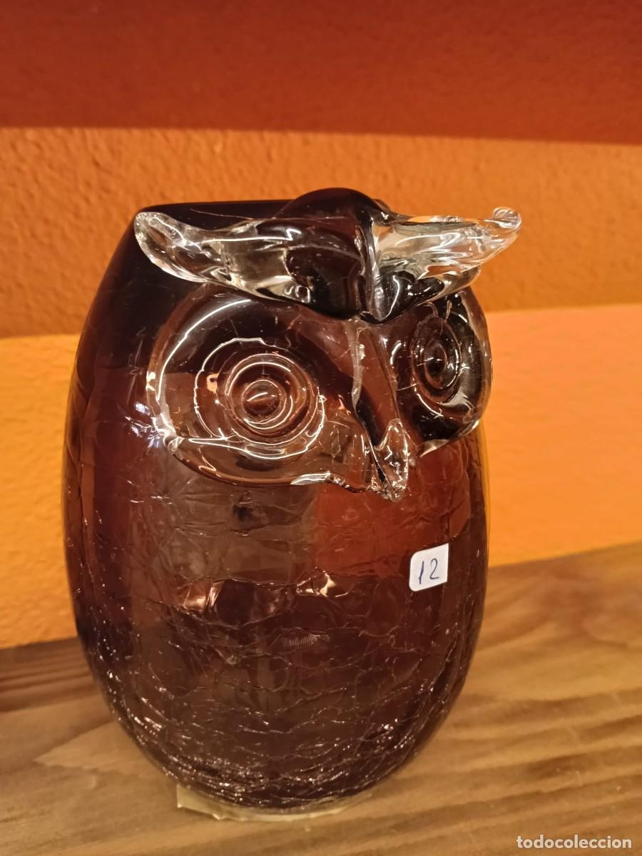 Vintage: B&uacute;ho decorativo de vidrio artesanal