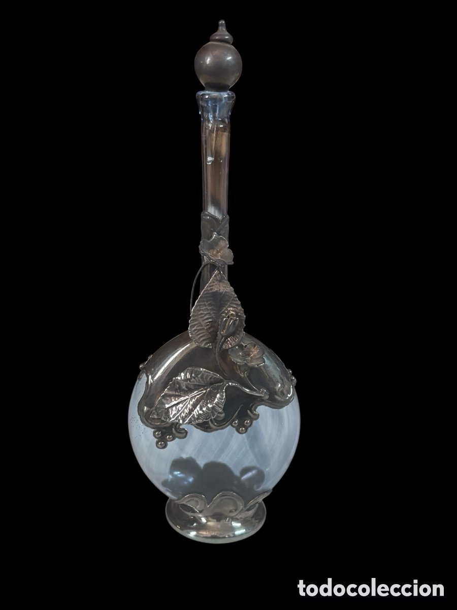Vintage: Bonito, perfume antiguo de Cristal y Plata.