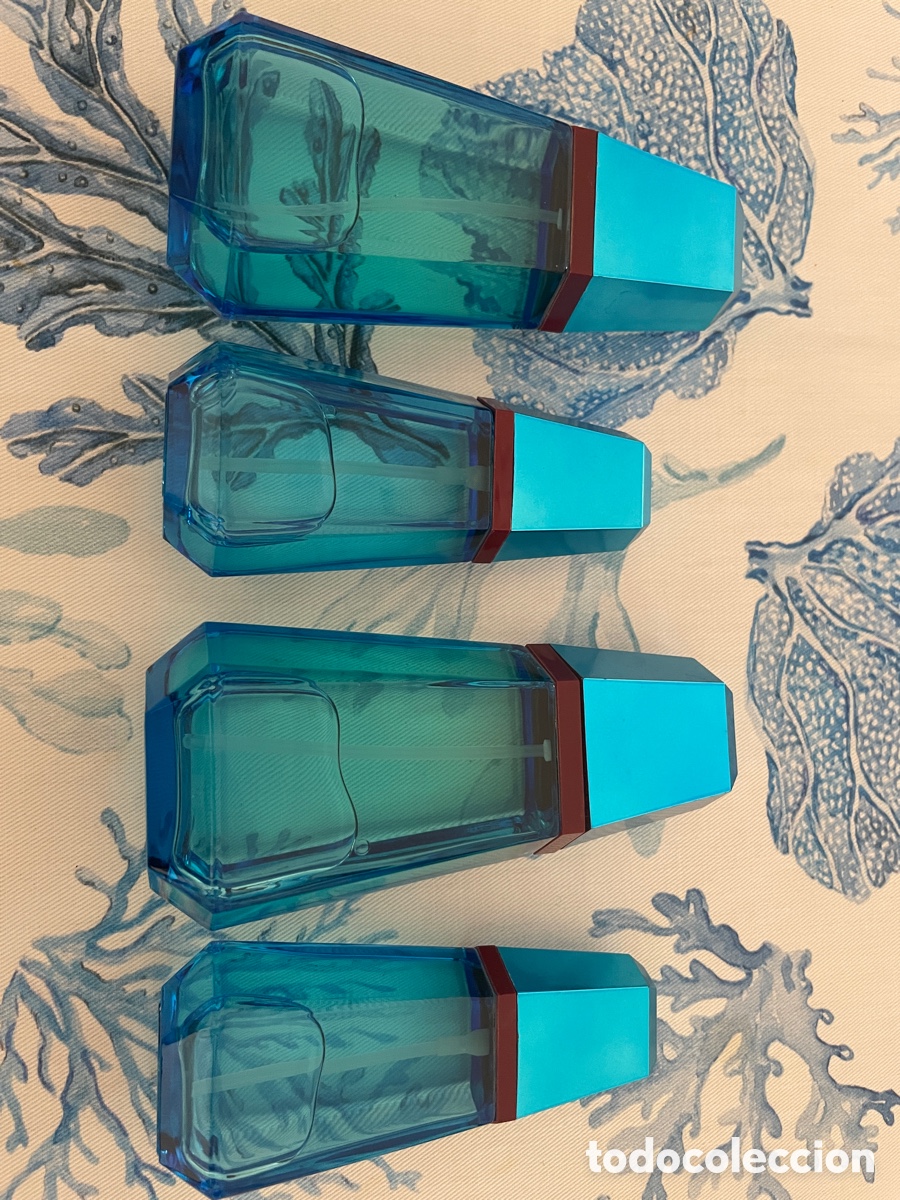 Vintage: 4 frascos de Lou Lou Bleue Cacharel , factice