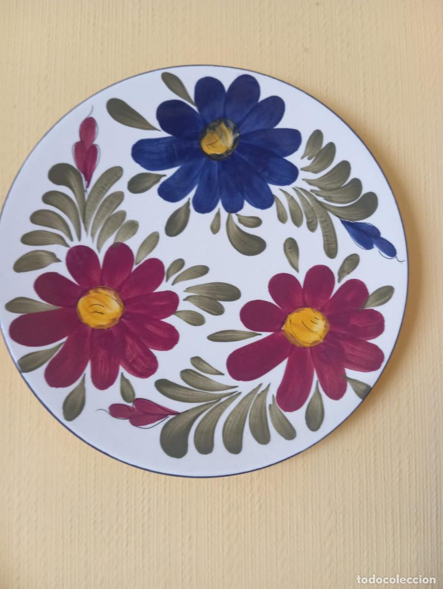 Vintage: Plato de cer&aacute;mica decorativo para colgar