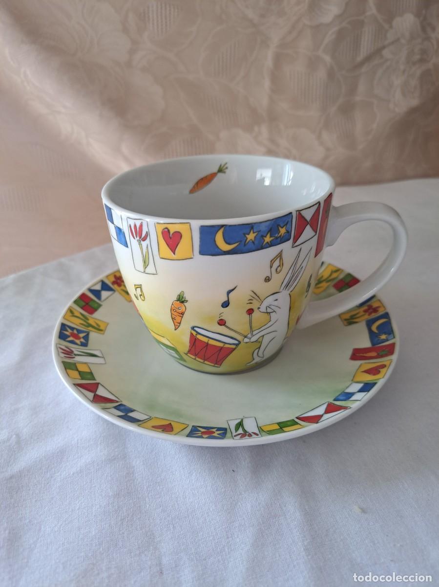 Vintage: Juego de desayuno de porcelana Bitossi Home de la colecci&oacute;n Loveramics