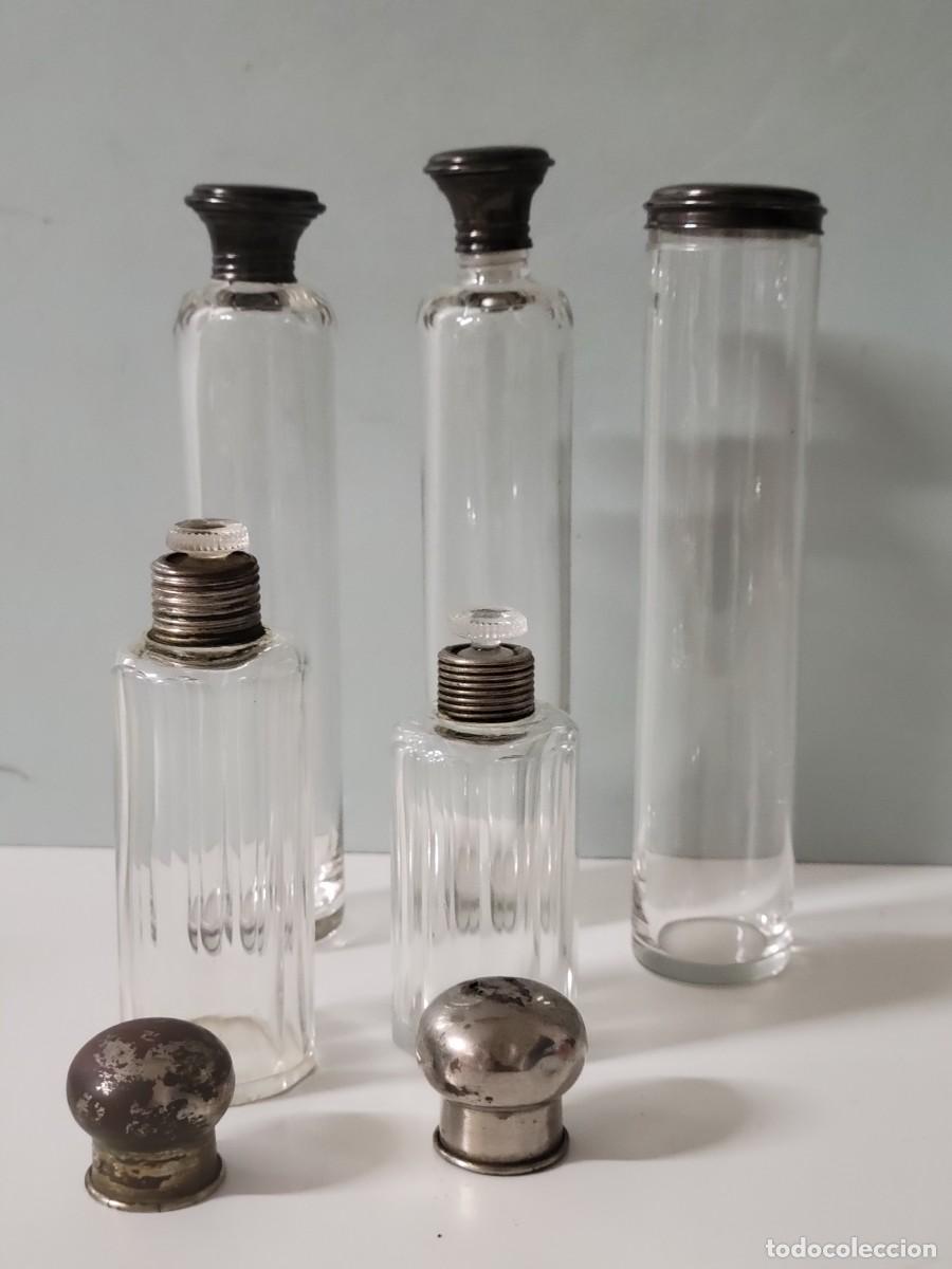 Vintage: Frascos de cristal de esencias vintage