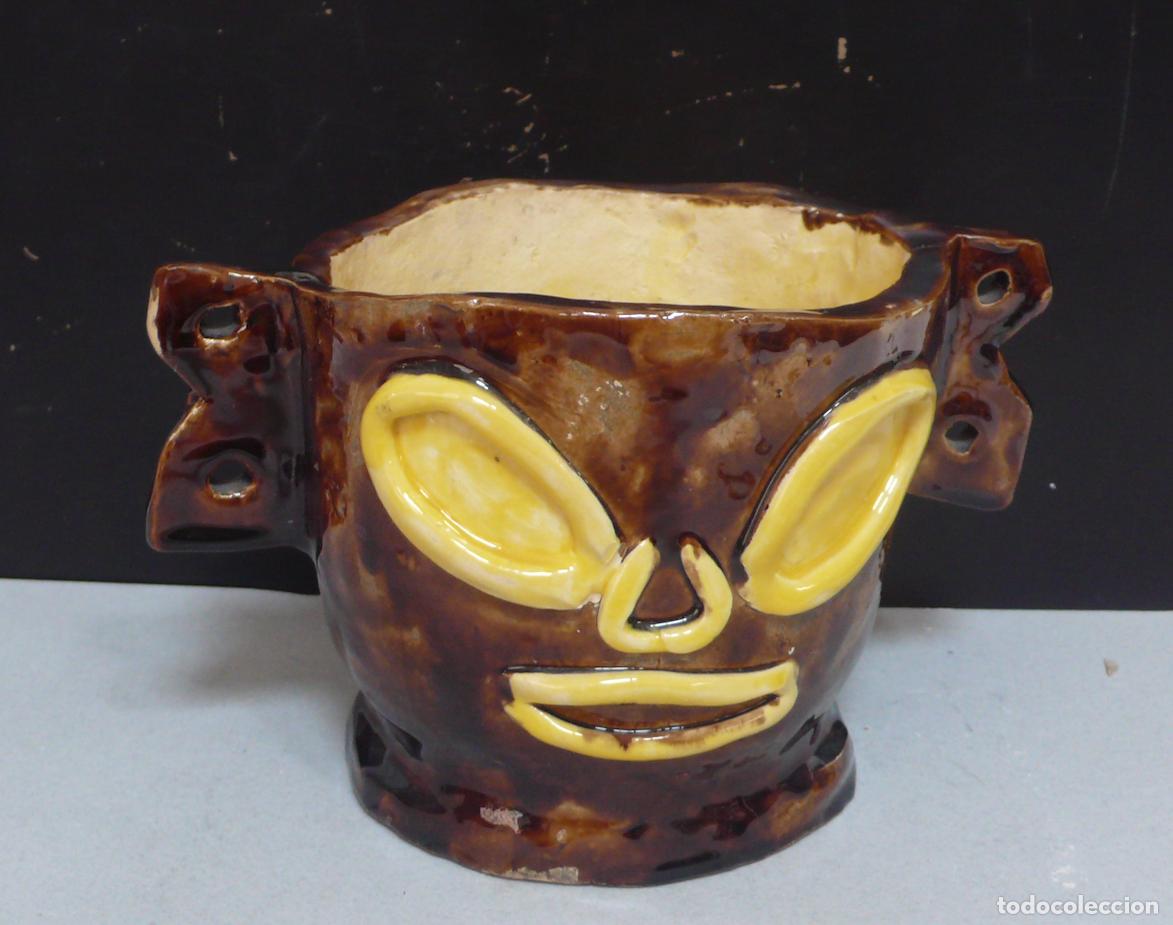 Vintage: PEQUE&Ntilde;O JARRON DE CERAMICA