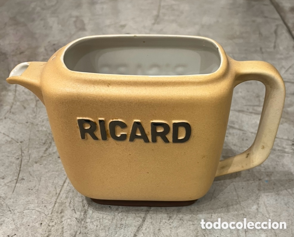 Vintage: Jarra de RICARD Anisette. Atelier de Ceramique. Made in France. A&ntilde;os 60.