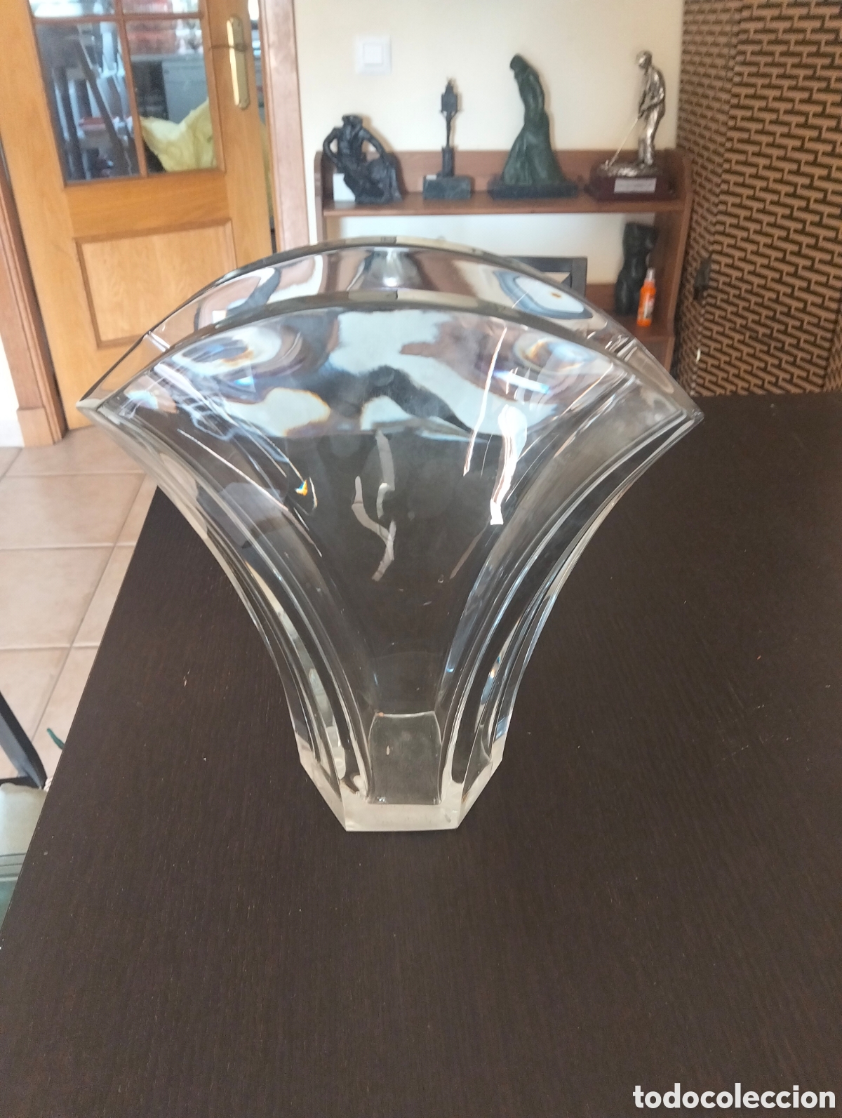 Vintage: Jarr&oacute;n marca Baccarat Ginkgo XL firmado