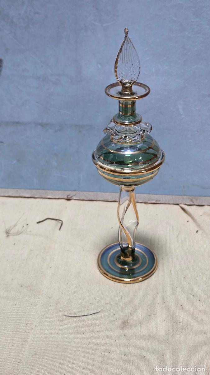 Vintage: perfumero de cristal arabe