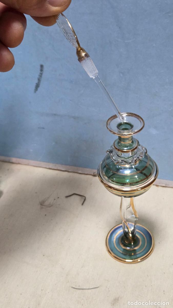 Vintage: perfumero de cristal arabe - Foto 8