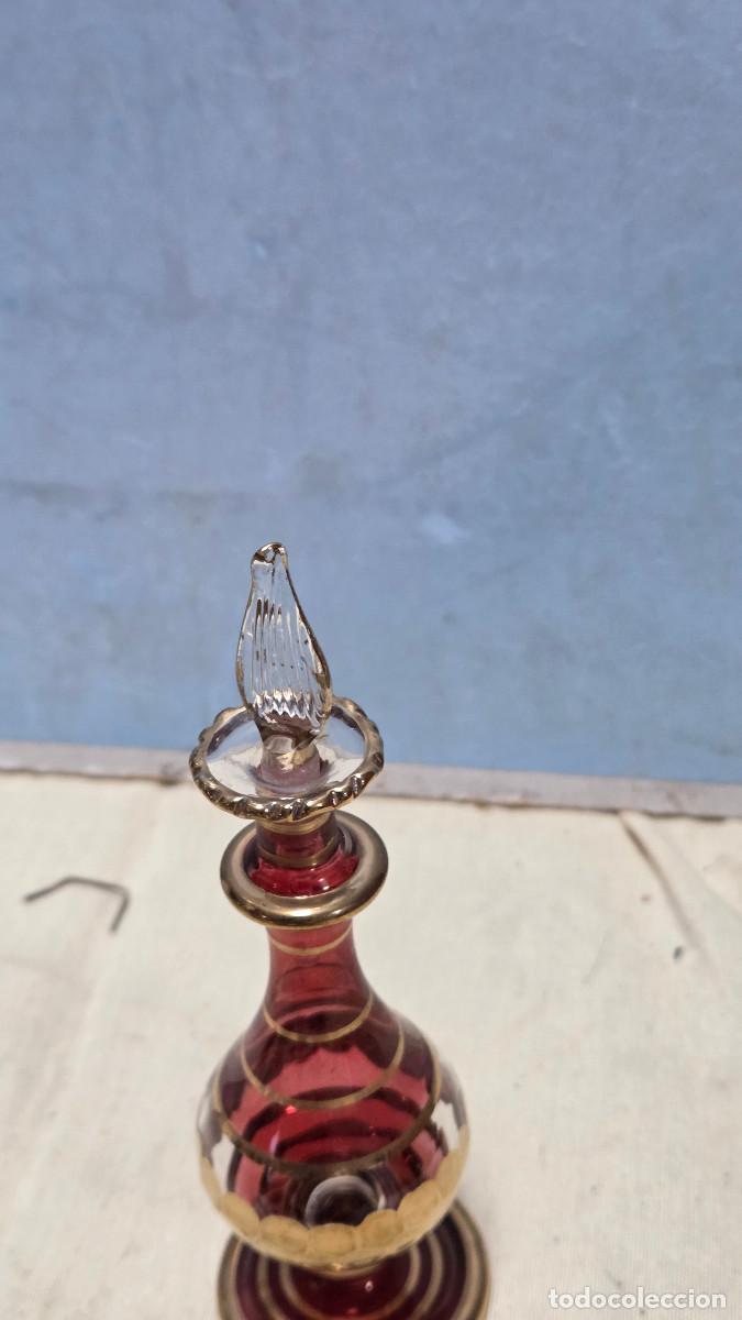Vintage: perfumero de cristal arabe