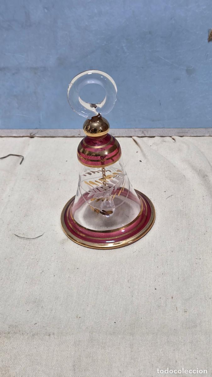 Vintage: campana sde cristal de bacarac