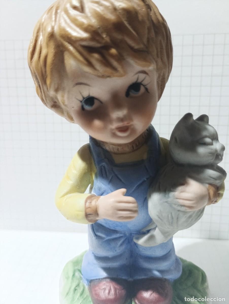 Vintage: FIGURA PORCELANA-BISCUIT.