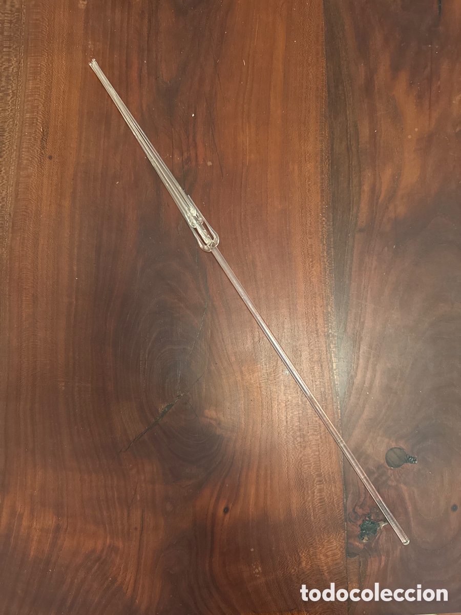 Vintage: Flor cristal soplado de Murano
