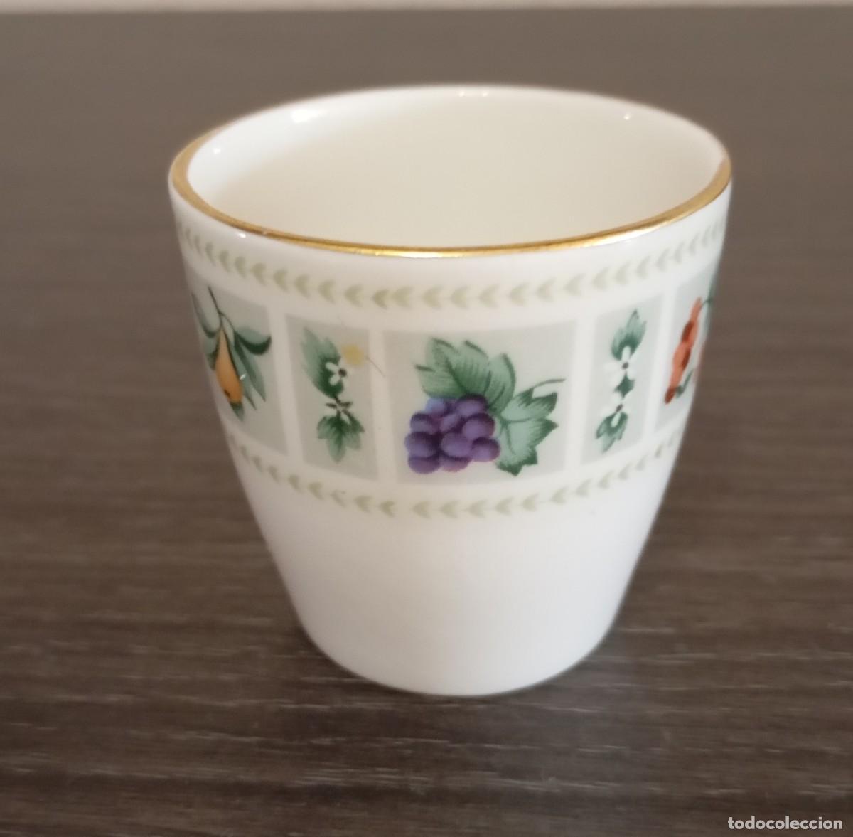 Vintage: RARA HUEVERA DE PORCELANA FINA TRANSL&Uacute;CIDA DE ROYAL DOULTON PATR&Oacute;N TAPESTRY TC 1024,VINTAGE