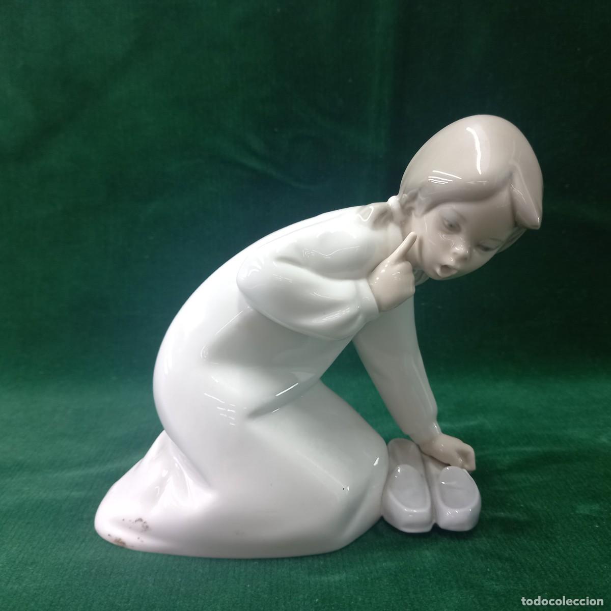 Vintage: Figura en porcelana Lladr&oacute;