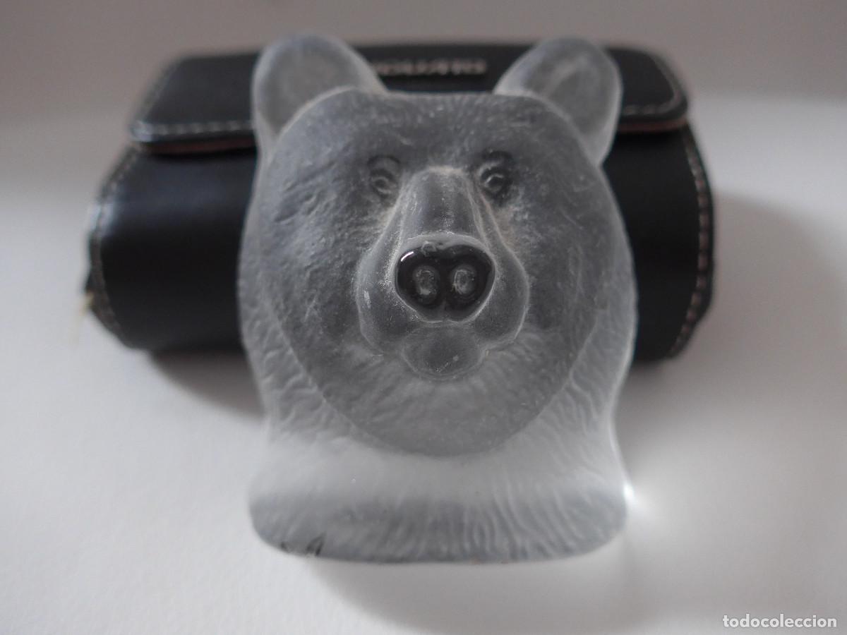 Vintage: OSO DE CRISTAL DE NYBRO