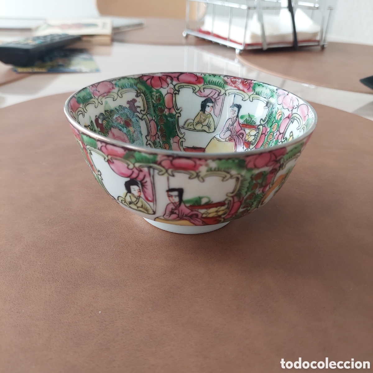 Vintage: Porcelana cuenco de Macao.