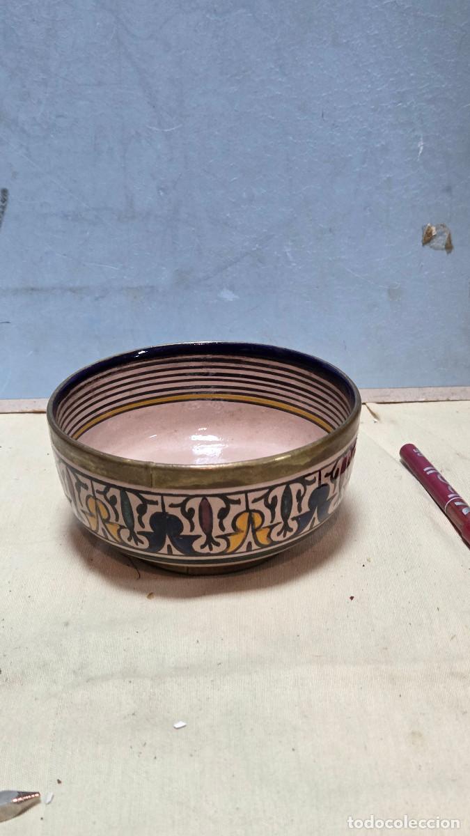 Vintage: cuenco de ceramica arabe