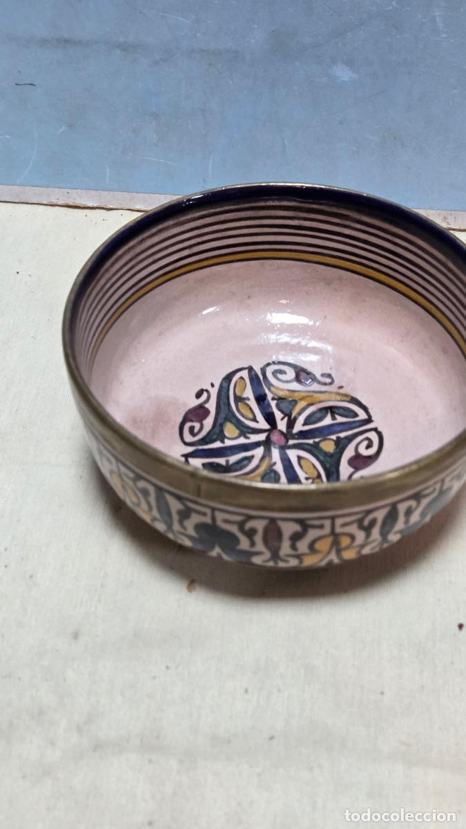Vintage: cuenco de ceramica arabe - Foto 2
