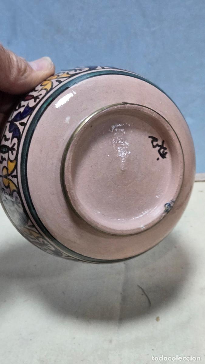 Vintage: cuenco de ceramica arabe - Foto 5