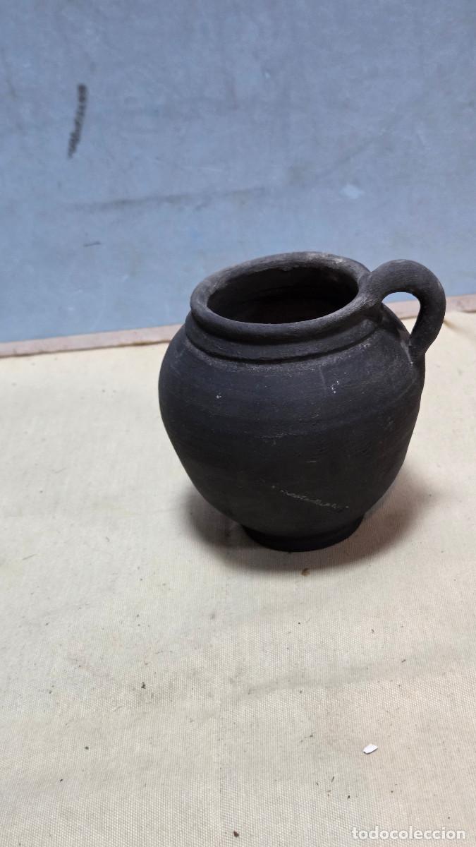 Vintage: jarra de barro negro