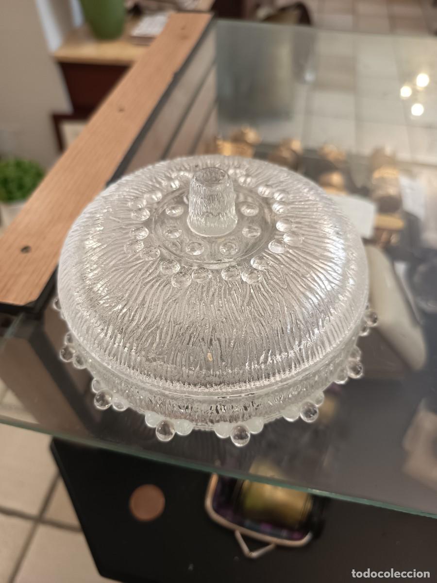Vintage: Azucarero de cristal