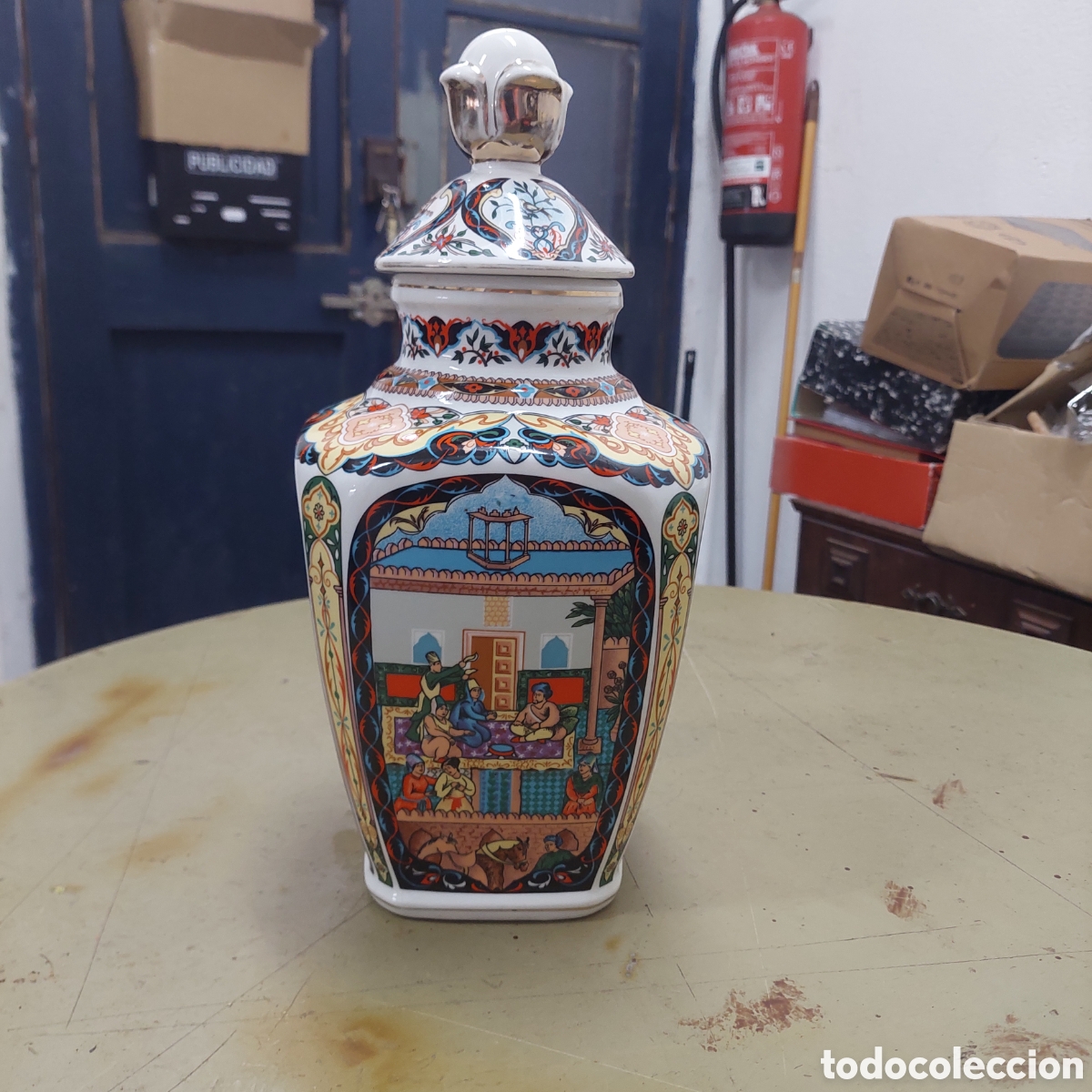Vintage: Jarr&oacute;n porcelana Sanbo.
