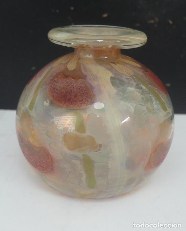 Vintage: PEQUE&Ntilde;O JARRON CRISTAL