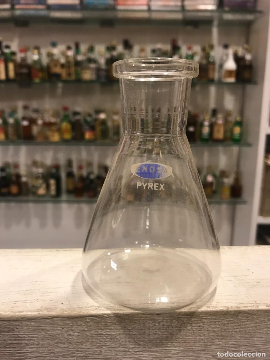 Vintage: RECIPIENTE DE CRISTAL. ENOSA PYREX. ALTURA: 10CM