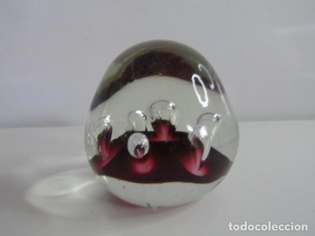 Vintage: PRECIOSA PISAPAPELES CRISTAL ESTILO Moonflower de Caithness Glass - 6 CM