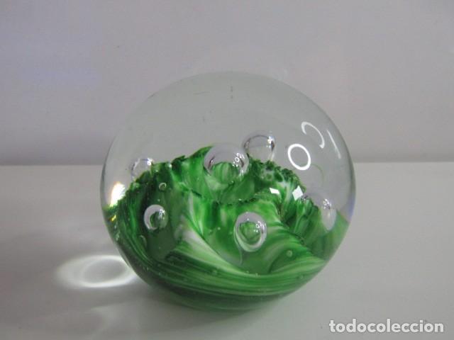 Vintage: PRECIOSA PISAPAPELES CRISTAL ESTILO studio Glass - 7 CM